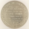 Medal Young girls making a bouquet - Edition Proof - by Janine Boyer - reverse 2