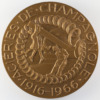 Médaille Paul Faber - Aciéries de Champagnole - Signée par Pierre Turin - revers