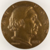 Paul Fort Medal - poet and playwright - signed Louis Muller - obverse