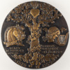 Médaille de Louise Labé, la Belle Cordière - poétesse - Signée par Jean Vernon - revers
