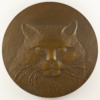 Médaille animalière - Chat - Égypte antique - Signée par Jean Joachim