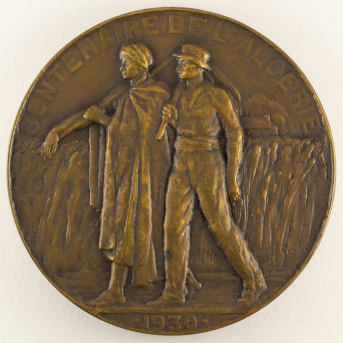 Centenary Medal of Algeria - 1930 - General Government - by G. Béguet - obverse