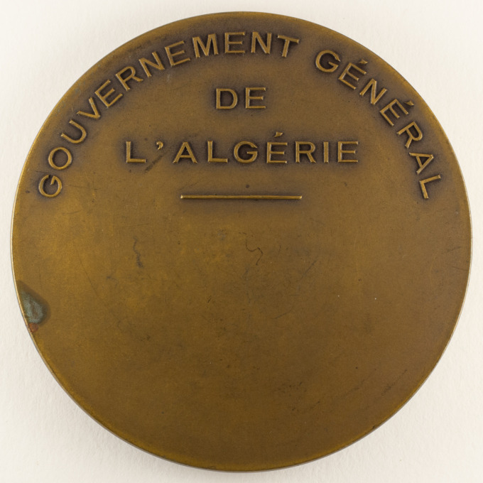 Centenary Medal of Algeria - 1930 - General Government - by G. Béguet - reverse