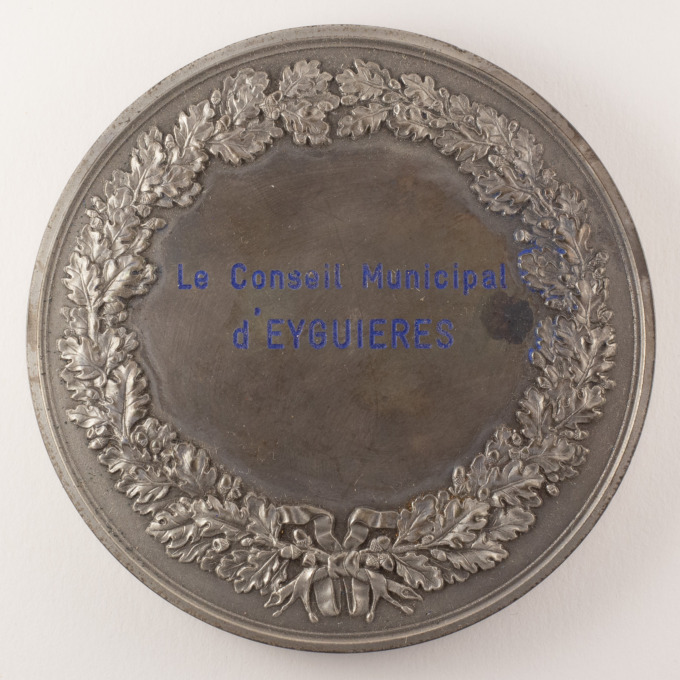 Médaille Conseil Municipal d'Eyguières - 1972 - Bouches-du-Rhône - avers