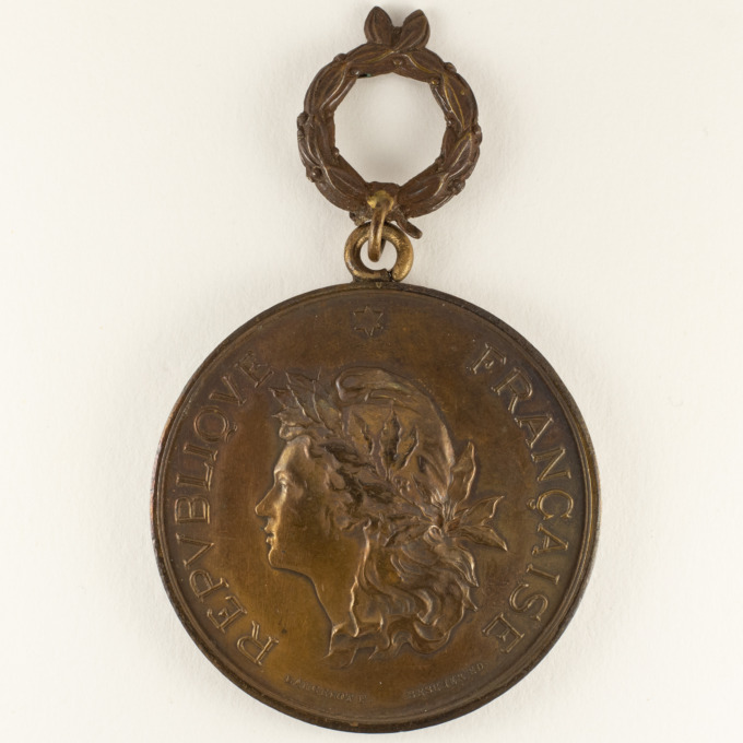 Médaille Écoles communales laïques - Levallois-Perret - 1891 - par Lancelot - avers