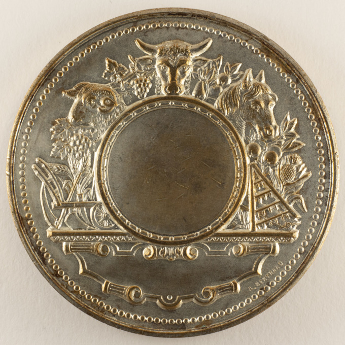 Médaille Olivier de Serres - Signée par A. Bertrand - Monnaie de Paris - revers