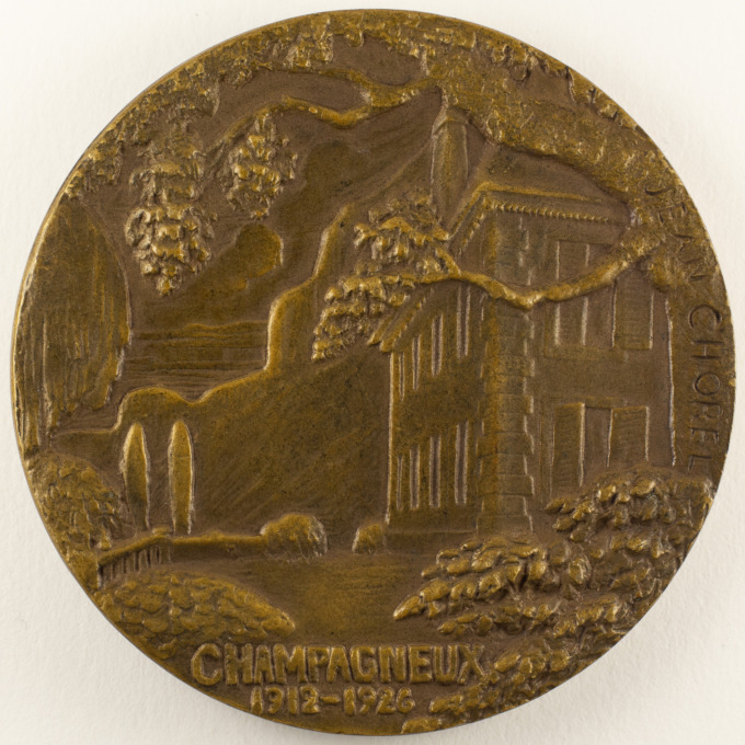 Médaille Pr. Ferdinand Commandeur - Lyon - Champagneux - signée par Jean Chorel - revers