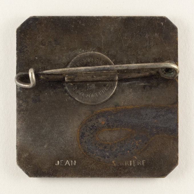 Jury Badge - Paris Universal Exhibition 1937 - Jean Serrière - reverse