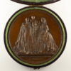 Médaille Baptême du Prince Impérial - 1856 - Villes France et Algérie - A. Caqué - boîte ouverte