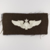 Brevet pilote de ballon senior - USAAF WW2 - Senior balloon pilot cloth wings - avers