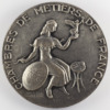French Chambers of Trades Medal - Minerva - Signed by Georges Guiraud - obverse