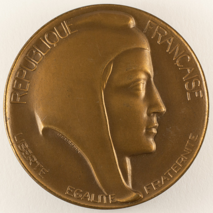 Médaille Maison de l'agriculture - Lot-et-Garonne - Marianne - par J. H.-Coëffin - avers