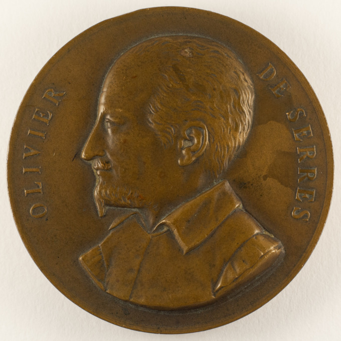 Médaille Olivier de Serres - Société libre d'agriculture de l'Eure - avers