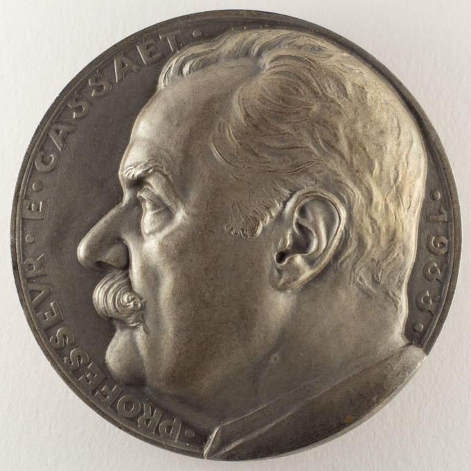 Professor Éric Cassaët Medal - Bordeaux - Signed by Jean Chaveron - obverse