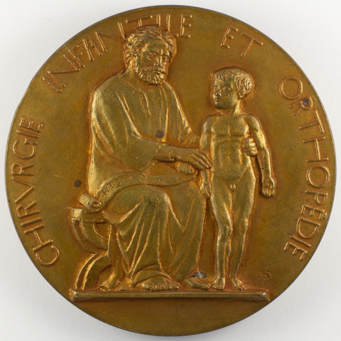 Pr. Medal. René Froelich - Child and orthopedic surgery - by H. Dropsy - reverse