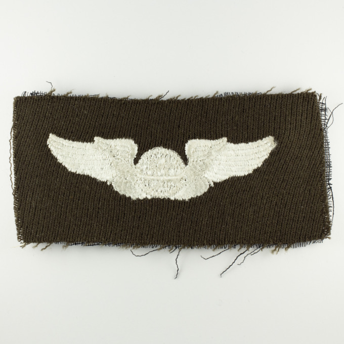 Navigator's certificate - US Army Air Forces (USAAF) - Navigator cloth wings - obverse