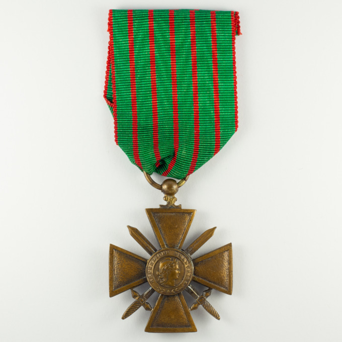 Croix de guerre 1914-1918 - WW1 - République Française - avers