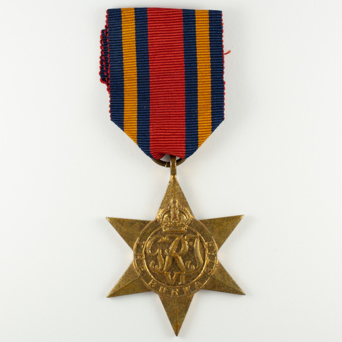 Étoile de Birmanie - 2e guerre mondiale - Royaume-Uni - WW2 Burma star - avers