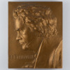 Ludwig van Beethoven plaque medal - Signed by Franz Stiasny - obverse