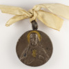 Religious medal - Christ - Virgin Mary and God - Signed by Émile Dropsy - obverse
