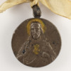 Religious medal - Christ - Virgin Mary and God - Signed by Émile Dropsy - zoomed obverse
