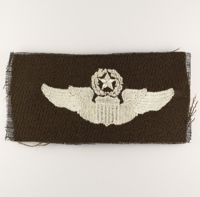 Senior pilot commander certificate - USAAF WW2 - Senior command pilot cloth wings - obverse