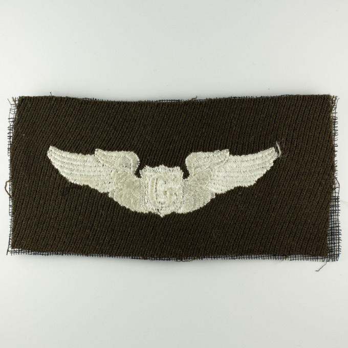 Glider pilot cloth wings - US Army Air Forces (USAAF) - Obverse