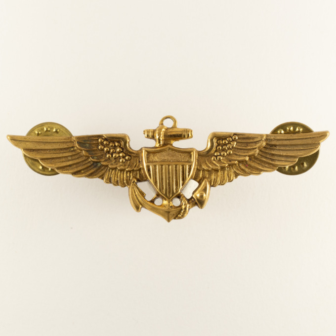 Naval Aviator Patent Badge 39-45 US Navy:Marines WW2 - Naval Aviator badge - obverse