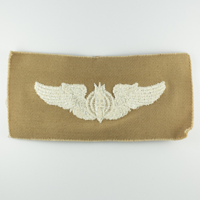 Insigne bombardier - US Army Air Forces (USAAF) - Bombardier badge cloth wings - revers