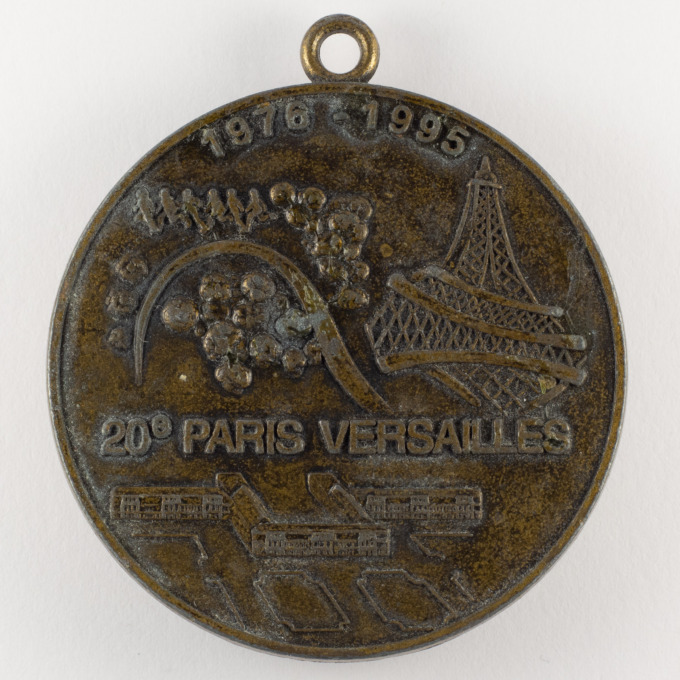 Médaille 20e course Paris-Versailles - 1995 - Tricentenaire Mort de La Fontaine - avers