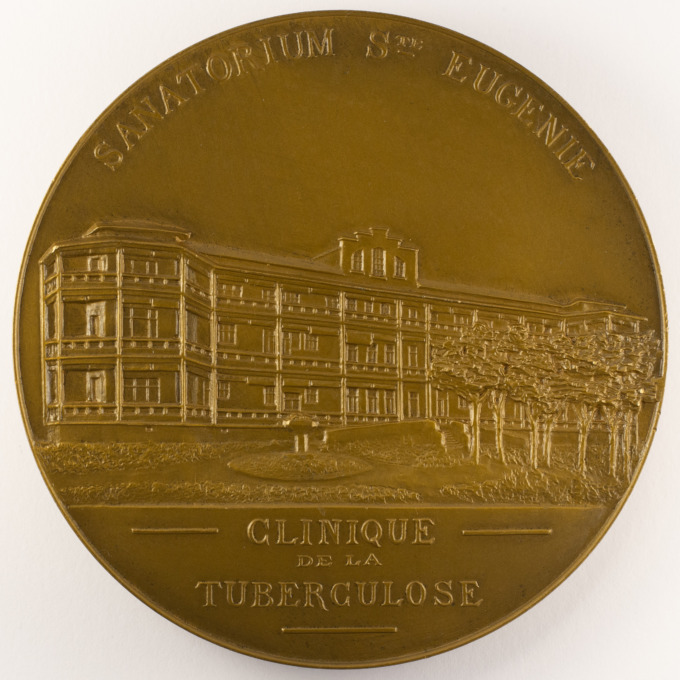 Professor André Dufourt Medal - Ste-Eugénie Hospital - Lyon - by L. Croizier - reverse