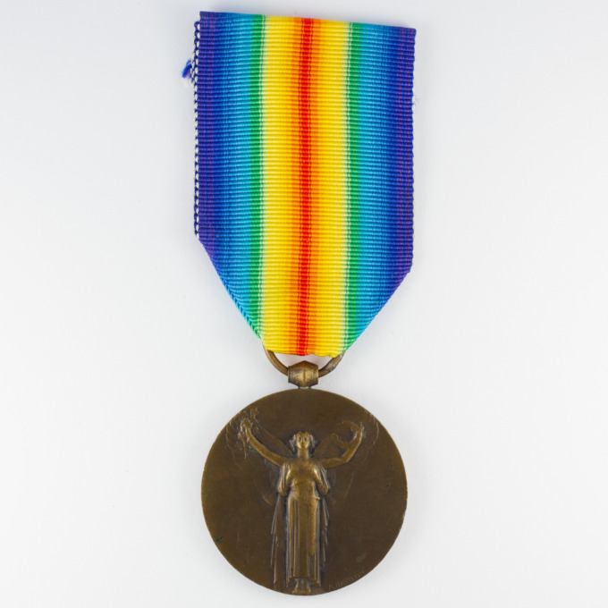 Médaille interalliée 1914-1918 WW1 - Médaille de la Victoire - signée A. Morlon - avers