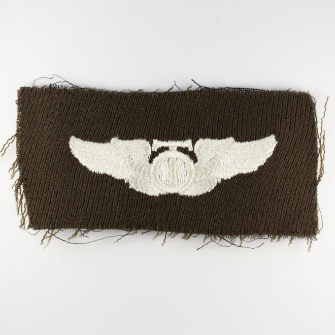 Technical Observer Badge - USAAF - Technical Observer cloth wings - obverse