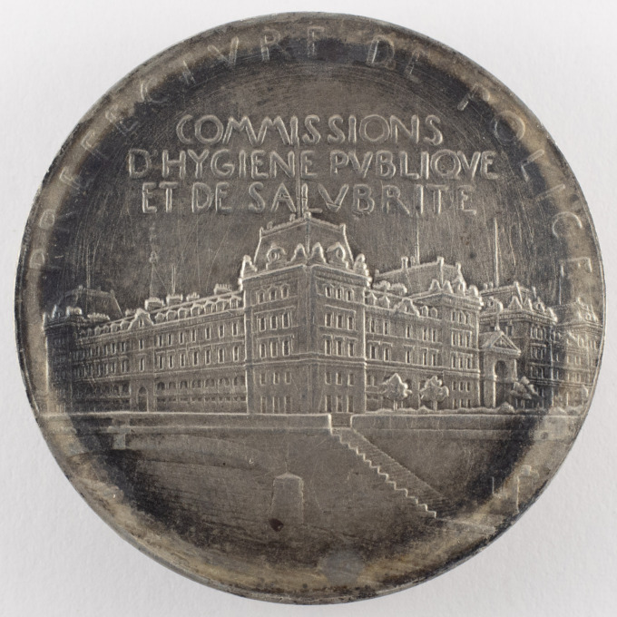 Police Prefecture Medal - Hygiene and Sanitation Commissions - by Oscar Roty - reverse