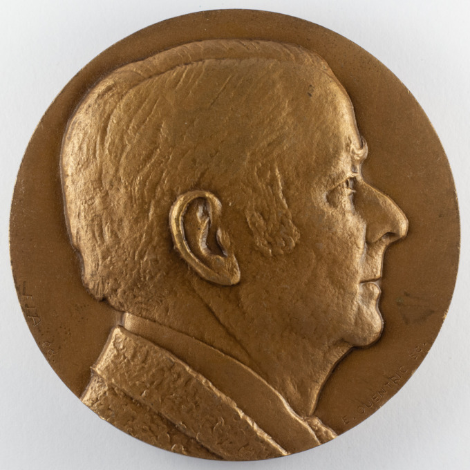 Médaille Professeur Jean Roget - Faculté de médecine Grenoble - par E. Quentric - avers