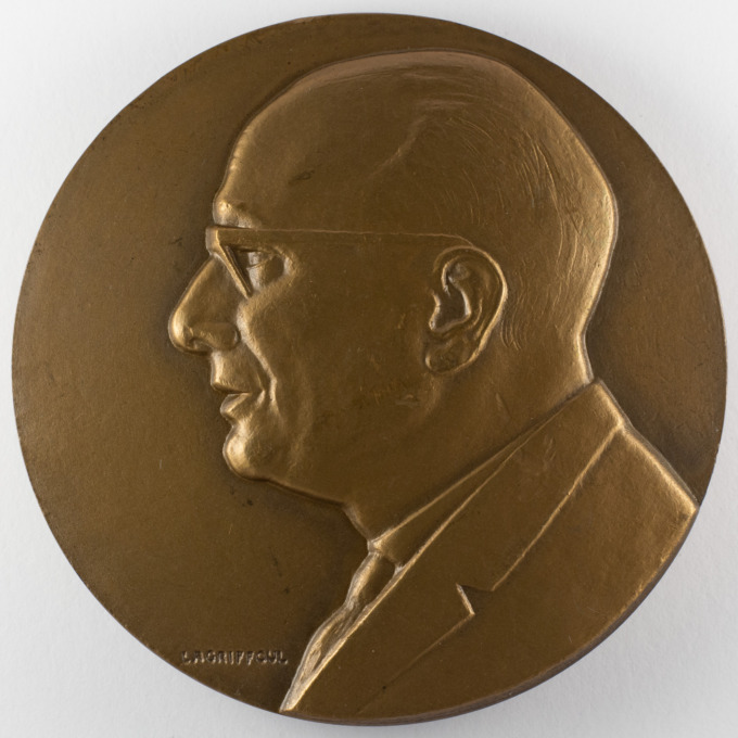 Professor Marcel Gignoux Medal - Otorhinolaryngology - by Lagriffoul - obverse