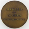 Benevento Head Medal - Ancient Athlete - Youth Sports - by M. Delannoy - reverse