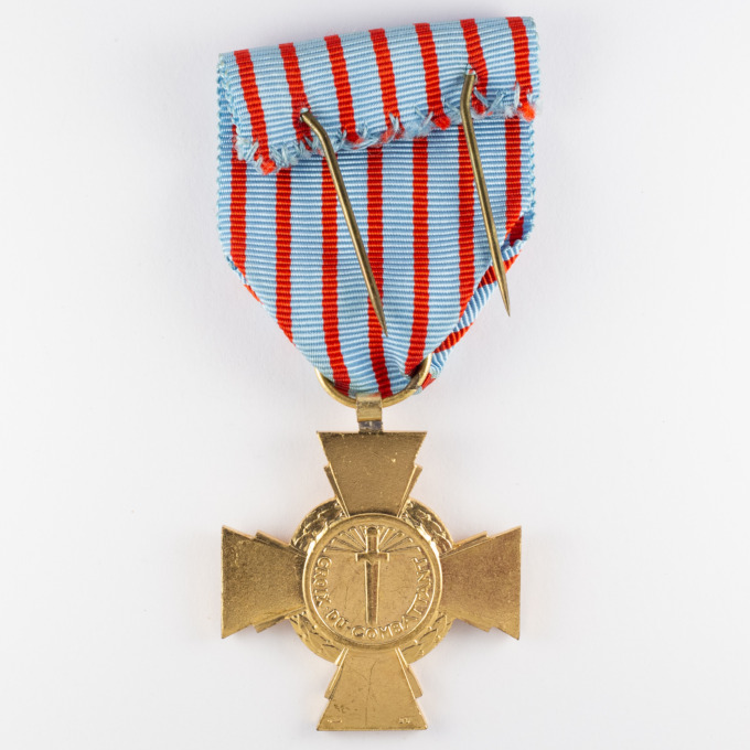 Medal - Combatant's Cross - French Republic - reverse 2