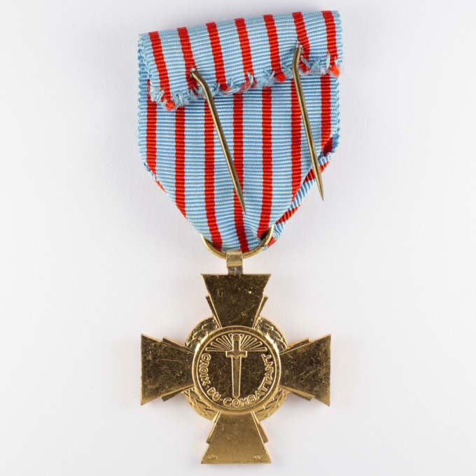 Medal - Combatant's Cross - French Republic - reverse