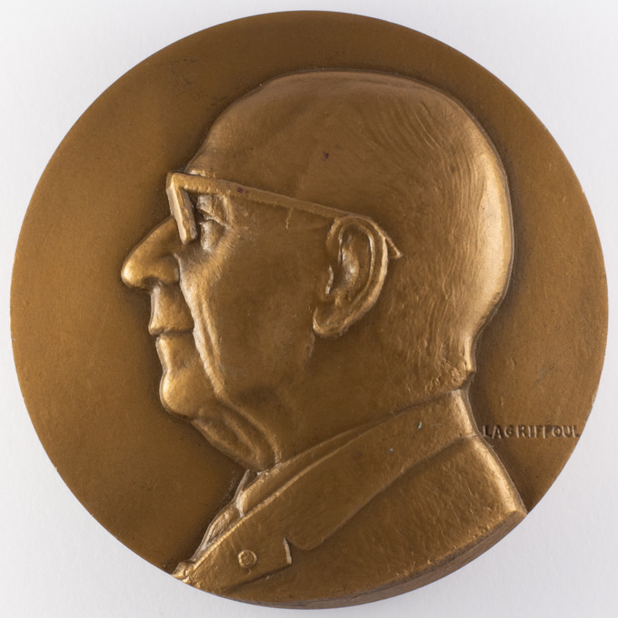 Medal Pr Pierre P. Ravault - Rheumatology - Lyon - by Henri Lagriffoul - obverse