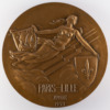 SNCF Medal - Paris-Lille Electrification 1959 - Signed by Paul Belmondo - obverse