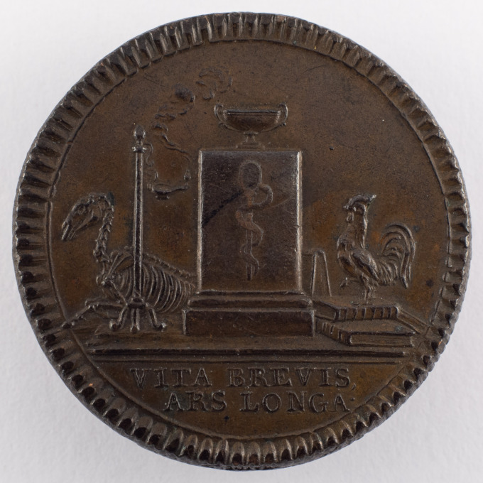 Medal-token of the Paris Medical-Practical Society 1808 - obverse