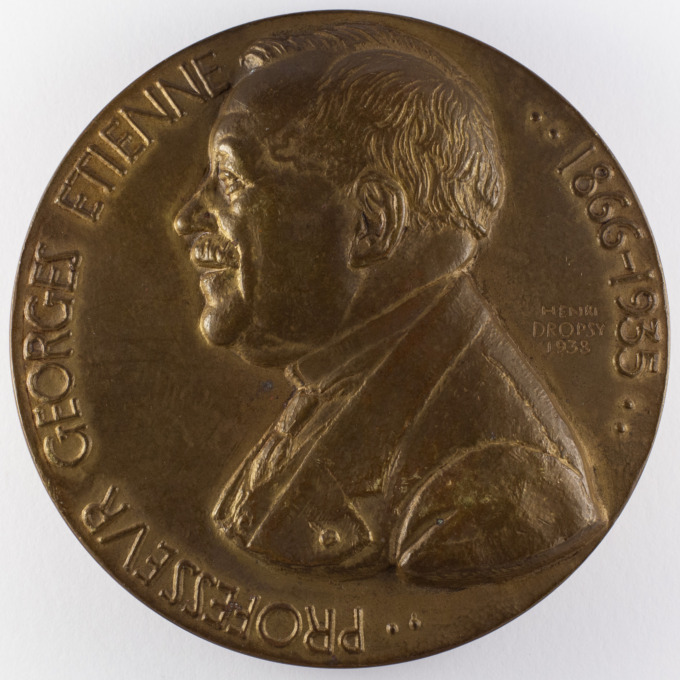 Médaille Pr Georges Étienne - Faculté de Nancy - signée par Henri Dropsy - avers