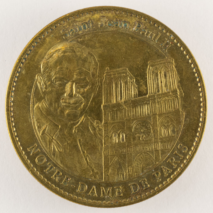 Médaille Notre-Dame-de-Paris - Jean-Paul II - Francesco - Médaille touristique - avers