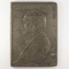 Louis Pasteur Plaque Medal - Signed by Victor S. Canale - obverse