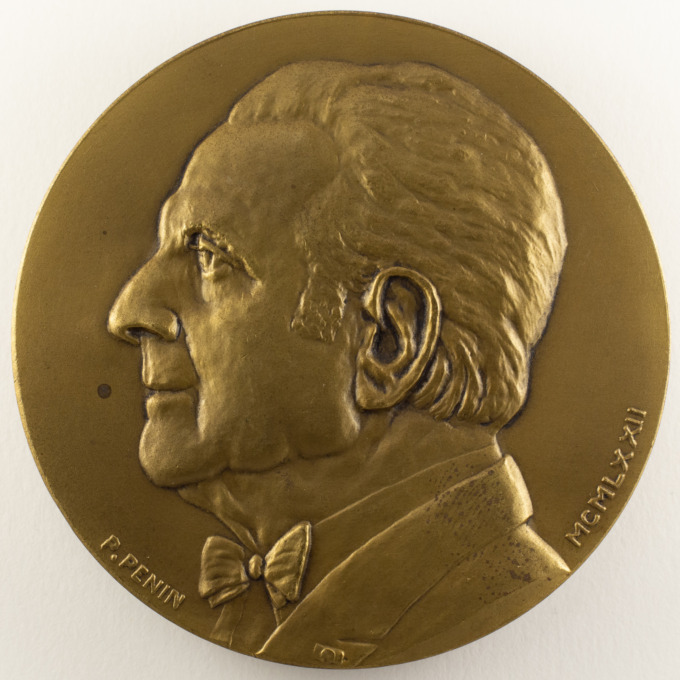 Professor Pierre Mounier-Kuhn Medal - Lyon - Signed by Paul Penin - obverse