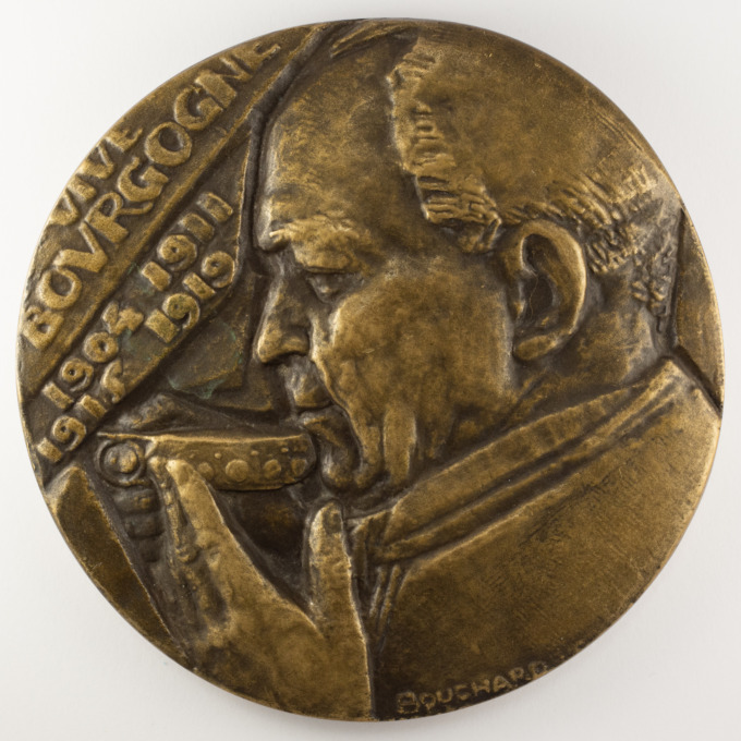 Médaille Vive Bourgogne - 1929 - Signée par Henri Bouchard - avers