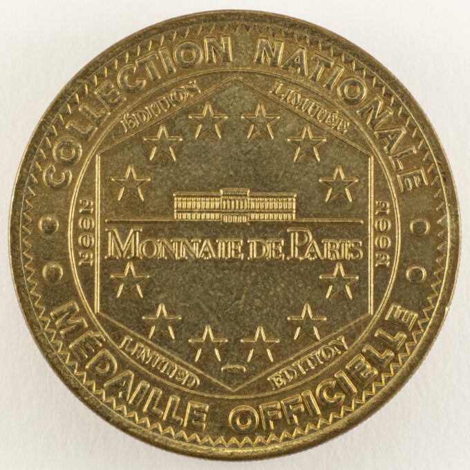 Médaille Basilique du Sacré-Cœur - Montmartre - 2002 - Médaille touristique - revers