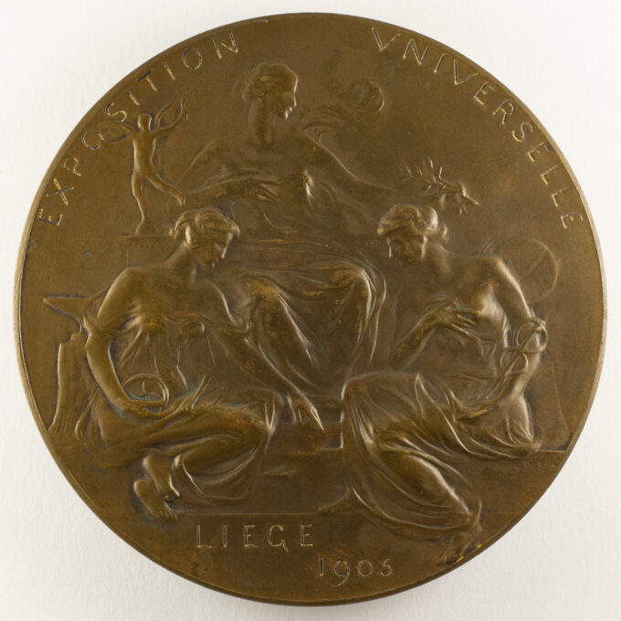 Médaille Exposition Universelle de Liège - 1905 - Signée par Paul Dubois - avers